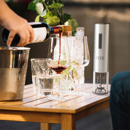 ELEKTRYCZNY KORKOCIĄG OTWIERACZ DO WINA FIZZ ZESTAW 4w1
