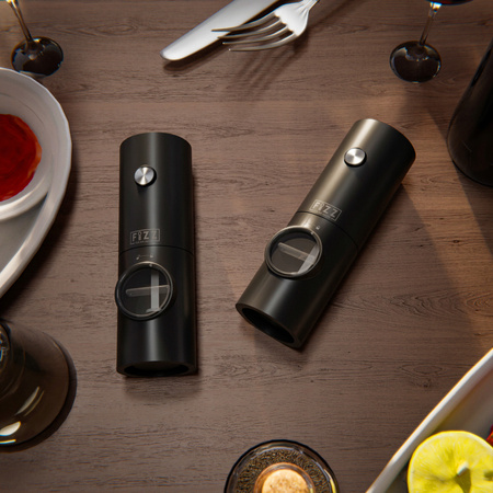 MŁYNEK ELEKTRYCZNY DO PIEPRZU I SOLI FIZZ DO PRZYPRAW ZESTAW