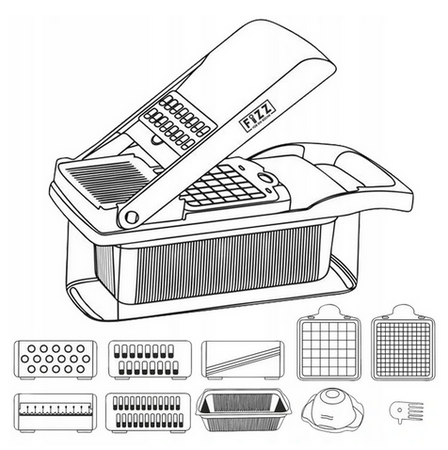 FIZZ Krajalnica Szatkownica 13w1