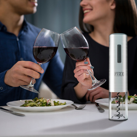 ELEKTRYCZNY KORKOCIĄG OTWIERACZ DO WINA FIZZ ZESTAW 4w1