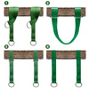 Uchwyt Pas z obręczami + karabińczyki