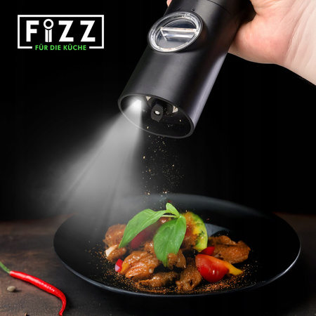 MŁYNEK ELEKTRYCZNY DO PIEPRZU I SOLI FIZZ DO PRZYPRAW ZESTAW