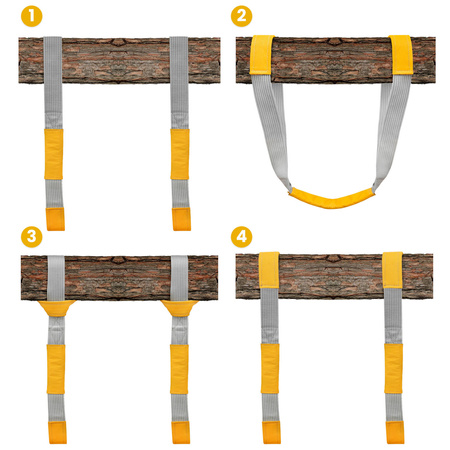 Uchwyt Pas z obręczami + karabińczyki