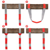 Uchwyt Pas z obręczami + karabińczyki