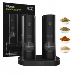 MŁYNEK ELEKTRYCZNY DO PIEPRZU I SOLI FIZZ DO PRZYPRAW ZESTAW