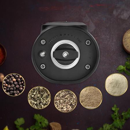 MŁYNEK ELEKTRYCZNY DO PIEPRZU I SOLI FIZZ DO PRZYPRAW ZESTAW